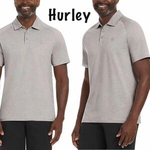 Hurley Men's Ultra Soft Stretch Moisture Wicking Performance Polo Shirt - Small